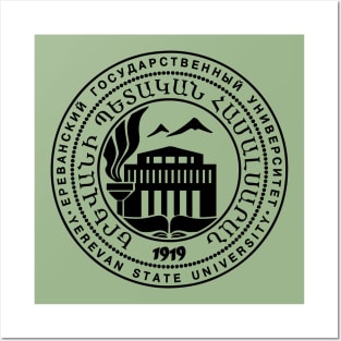 Yerevan State University - circle design Posters and Art